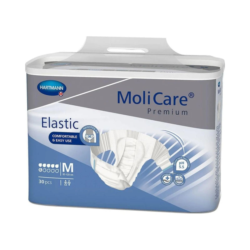 Hartmann MoliCare Premium Elastic 6 Gouttes Taille M Jour 30 Unités