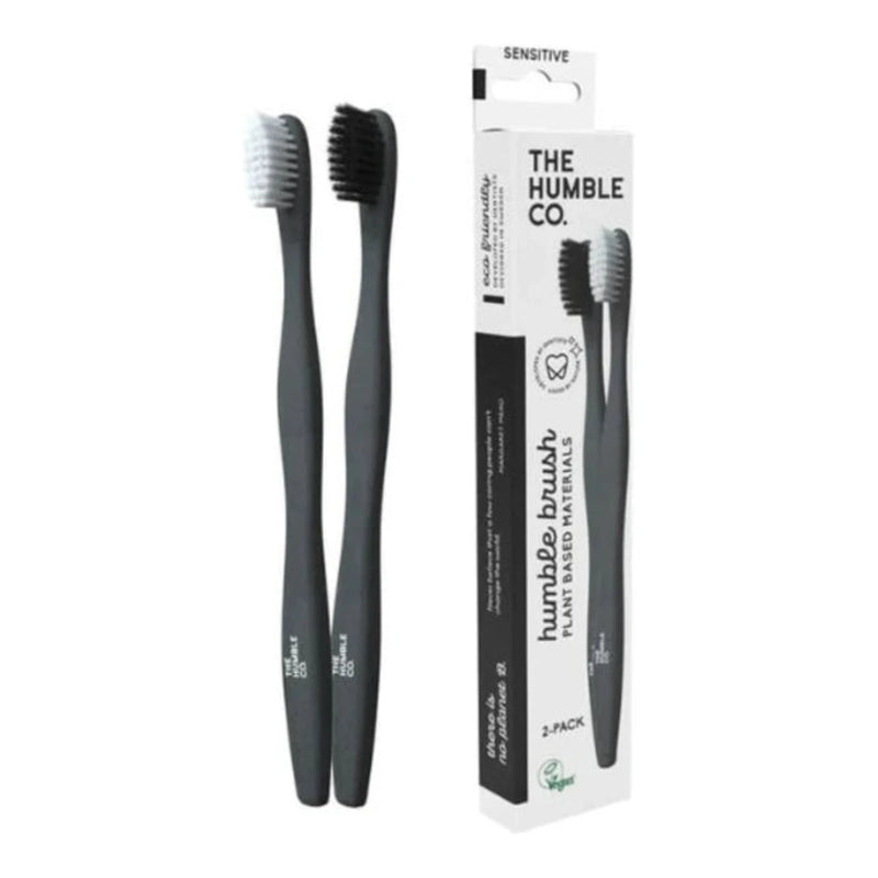 HUMBLE Plant-Based Adult Toothbrush x2