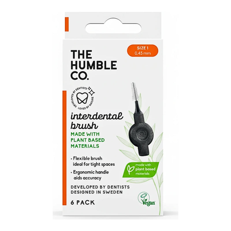 HUMBLE Plant-Based Interdental Brush Size 1 0.45mm