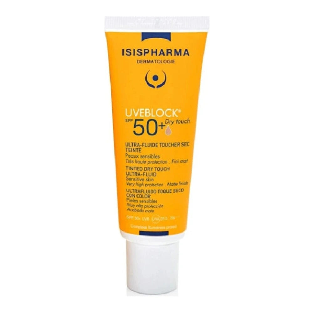 Crème solaire teintée Isispharma Uveblock Dry Touch Medium SPF50+ 40 ml
