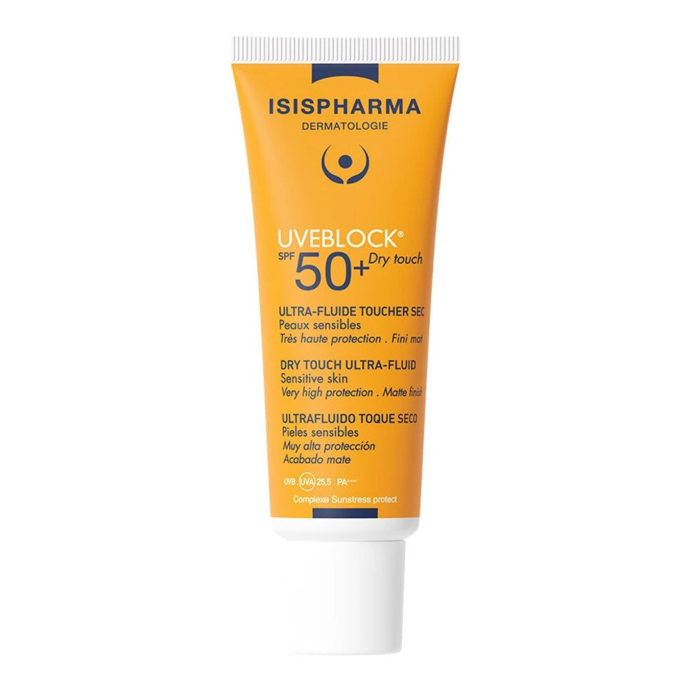 Isispharma Uveblock Dry Touch SPF50+ ultra fluide 40 ml – flacon