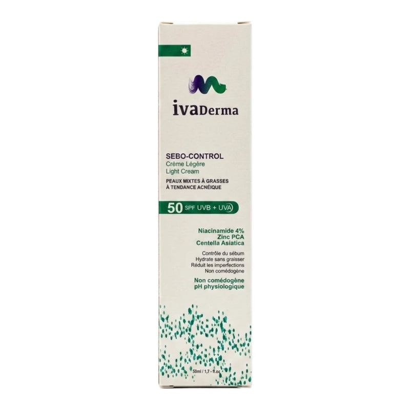 Ivaderma Sebo Control Creme Legere Spf50+ 50ml