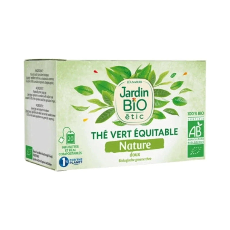 INFUSIÓN DE TÉ VERDE ORGÁNICO HUERTO NATURE SUAVE 20 BOLSITAS