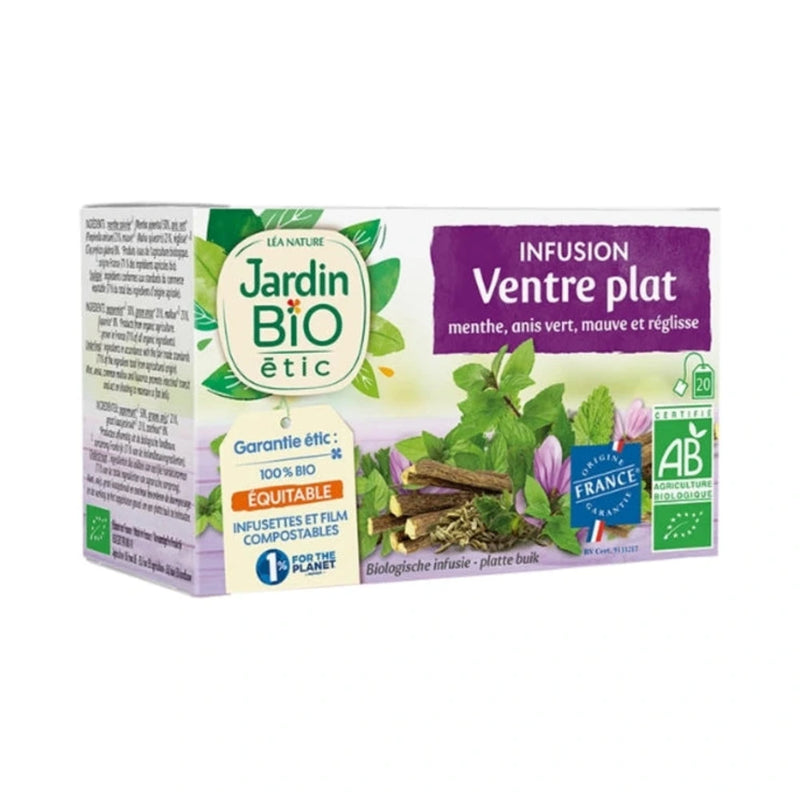 INFUSIÓN PARA VIENTRE PLANO DE LA HUERTA ORGÁNICA 20 BOLSITAS