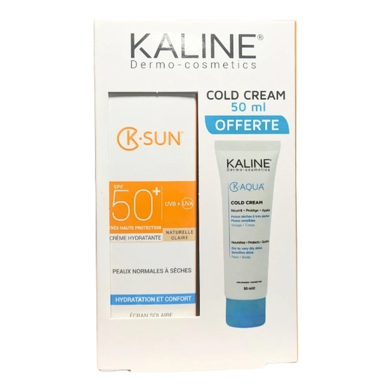 Kaline Ecran Naturelle Claire 50ml + Cold Cream Pack