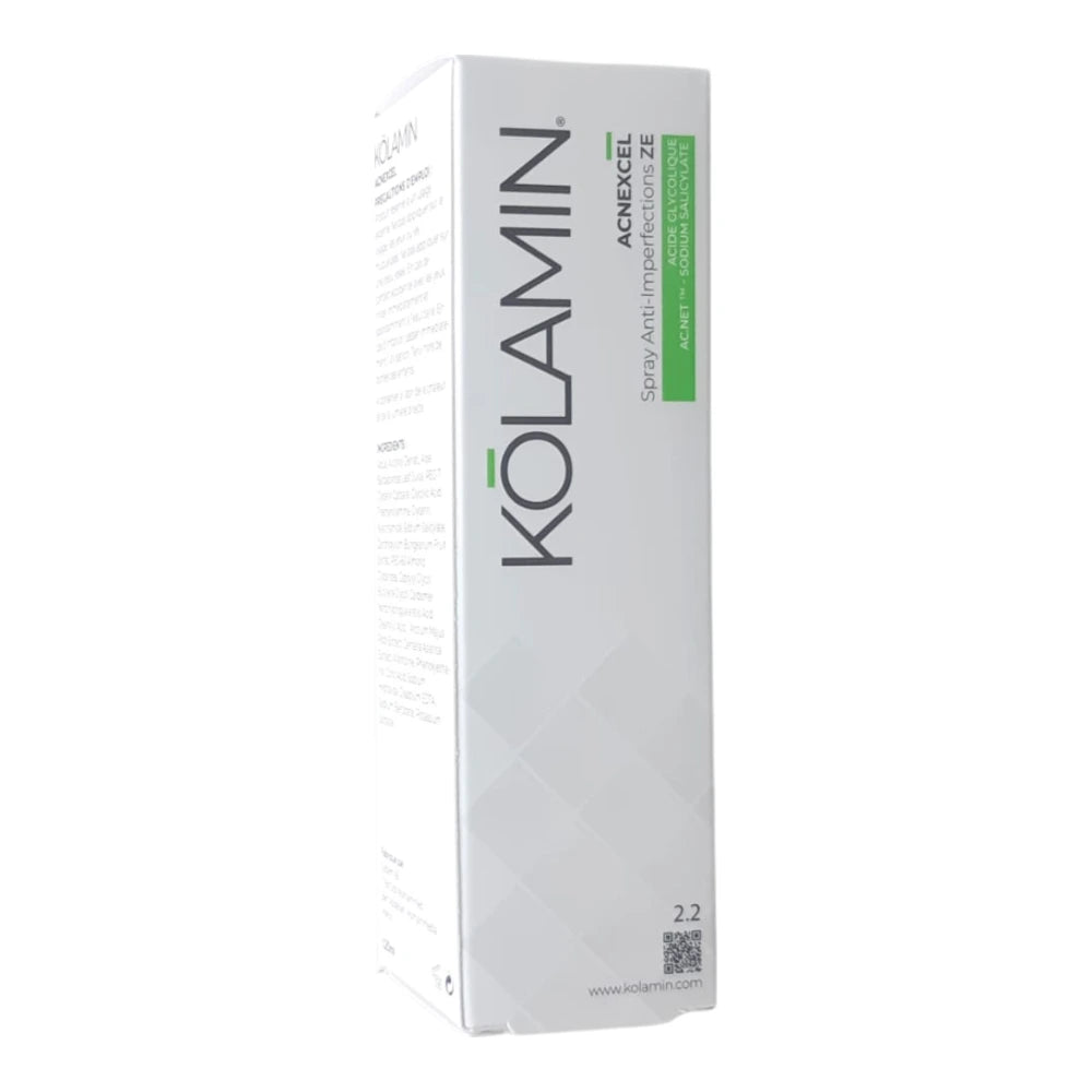 Kolamin Acnexcel spray anti-imperfections zones étendues 120 ml