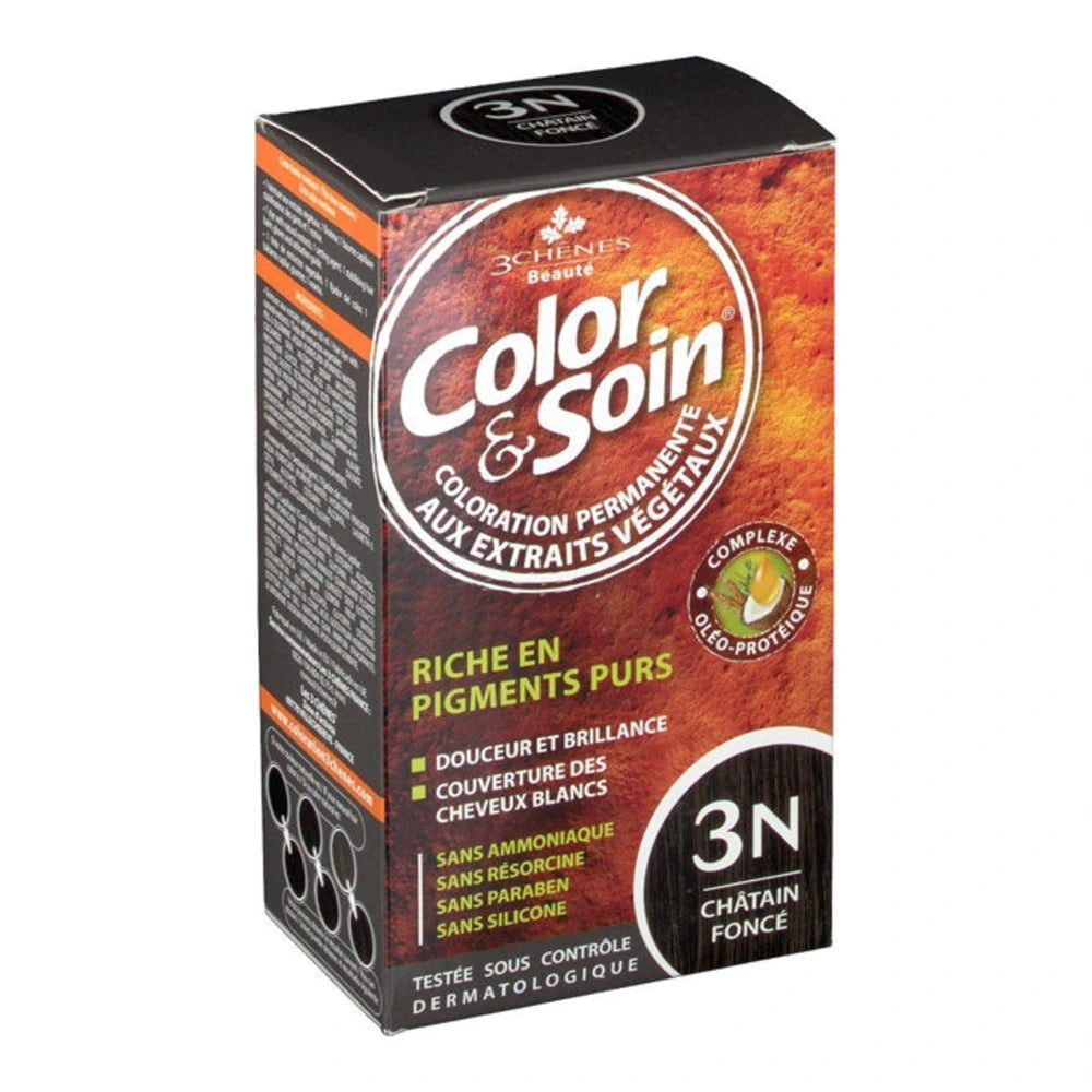 Les 3 Chênes Color et Soin Châtain Foncé 3N