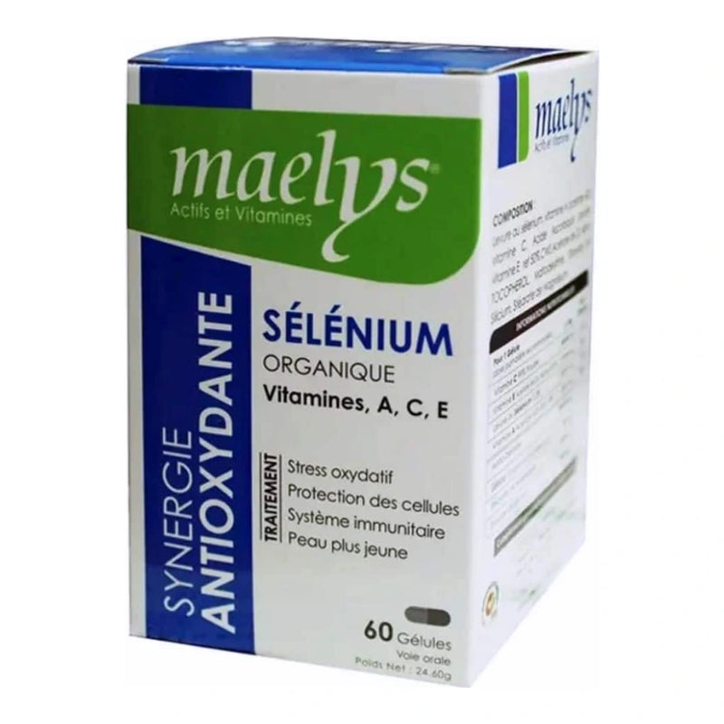 Maelys Organic Selenium Vitamins A C E - 60 Capsules