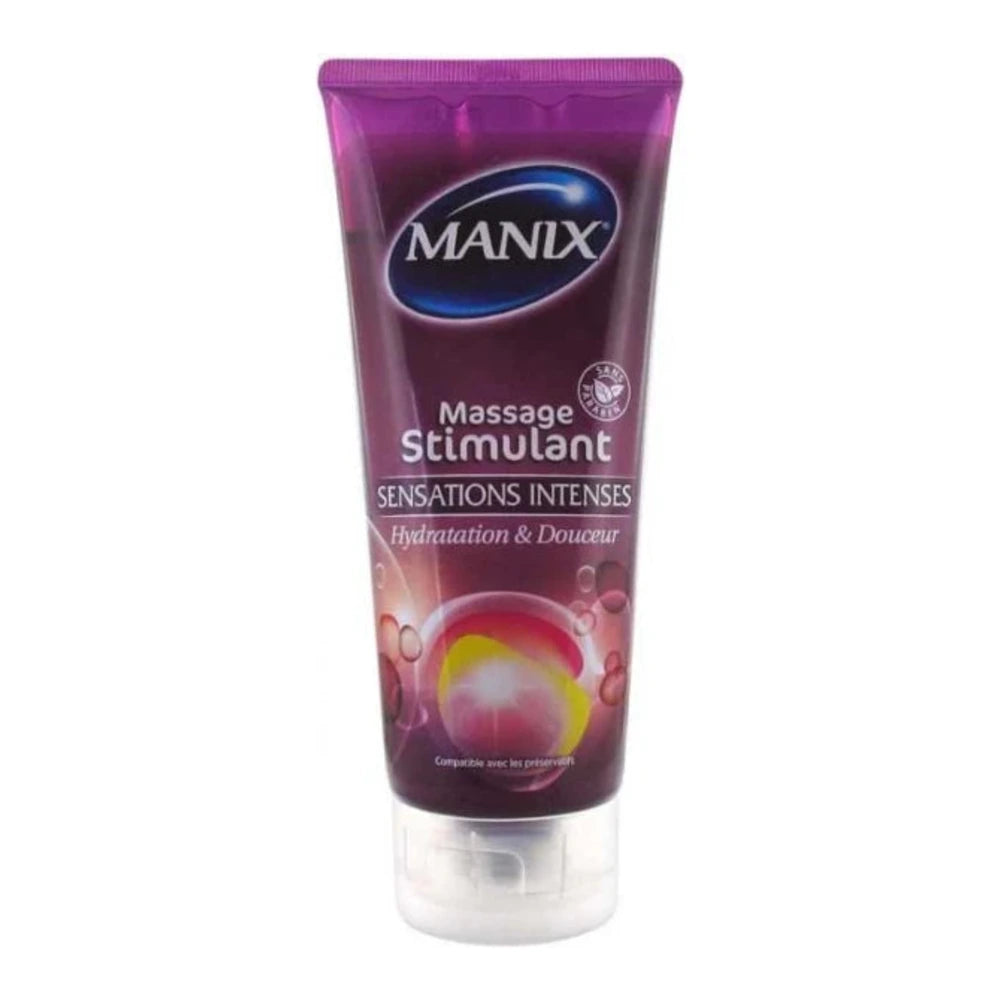 Manix Massage Stimulant Gingembre 200 ml – flacon du gel de massage