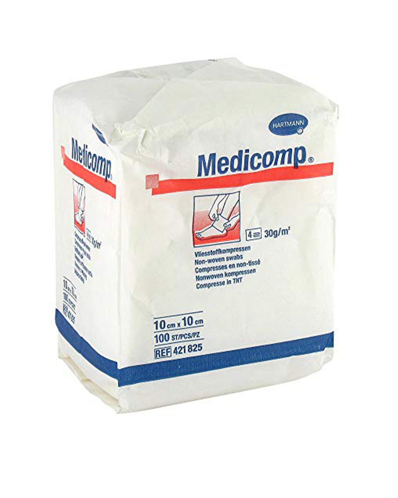 Hartmann Medicomp® S 40 ضمادات غير منسوجة غير معقمة 10x10 سم