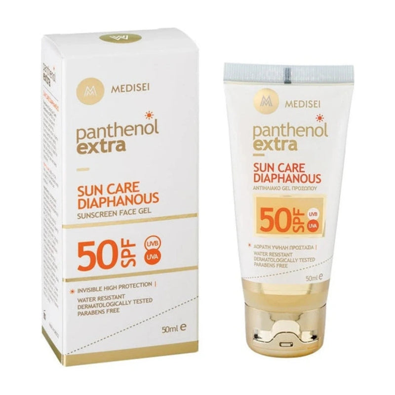 Medisei Panthenol Extra Diaphane SPF 50 Invisible Face Sun Gel