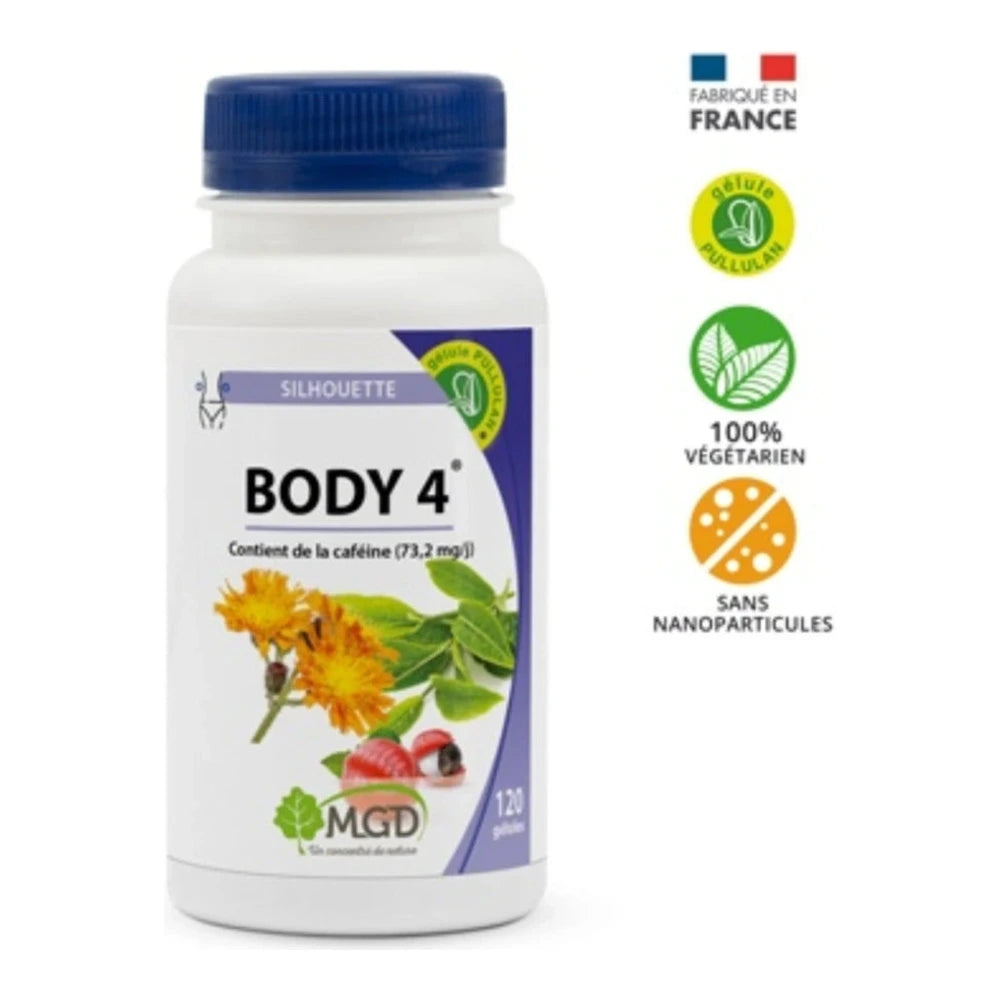 MGD Nature Body 4 120 gélules - boîte