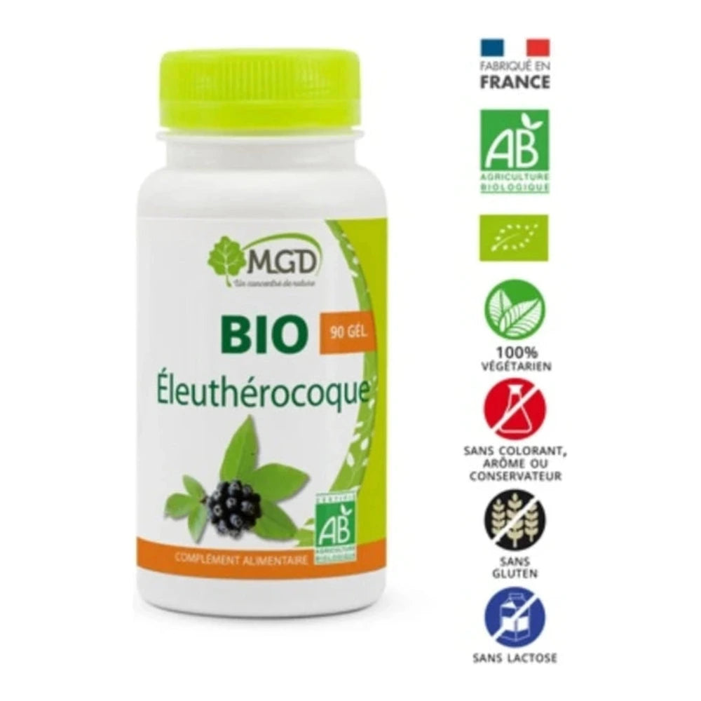 MGD Nature Éleuthérocoque 90 gélules - boîte