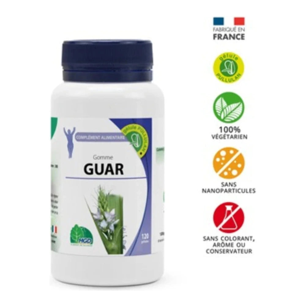 MGD Nature Gomme Guar – flacon de 120 gélules