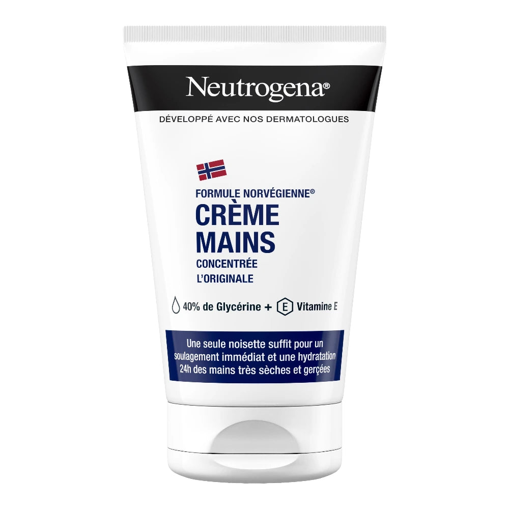 Tube Neutrogena Formule Norvégienne Crème Mains Concentrée L’Originale 50 ml