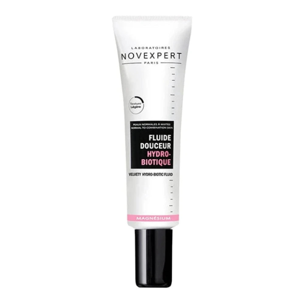 Flacon du Fluide Douceur Hydro-Biotique Magnésium Novexpert, 30 ml