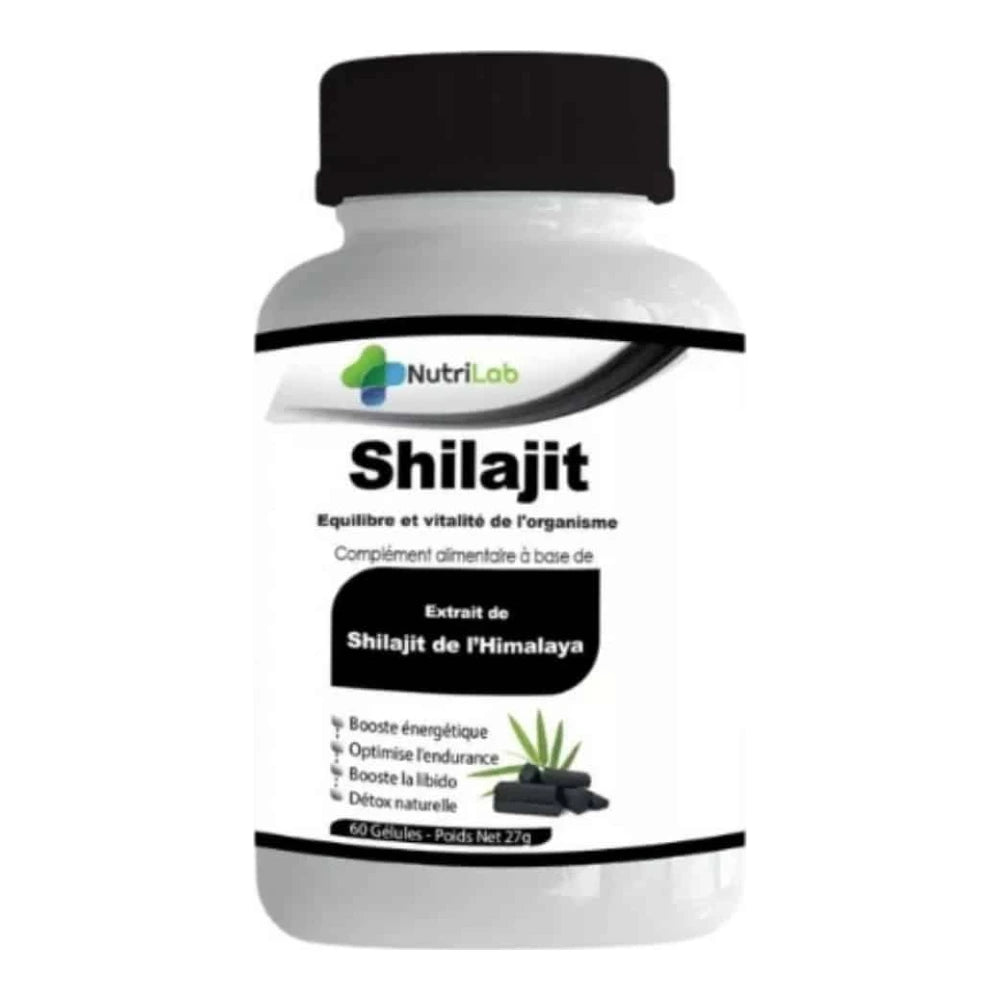 Nutrilab Shilajit 60 gélules – flacon