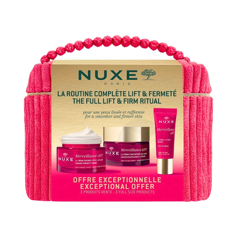 Nuxe Coffret Merveillance Lift Routine Complète Lift & Fermeté + Trousse