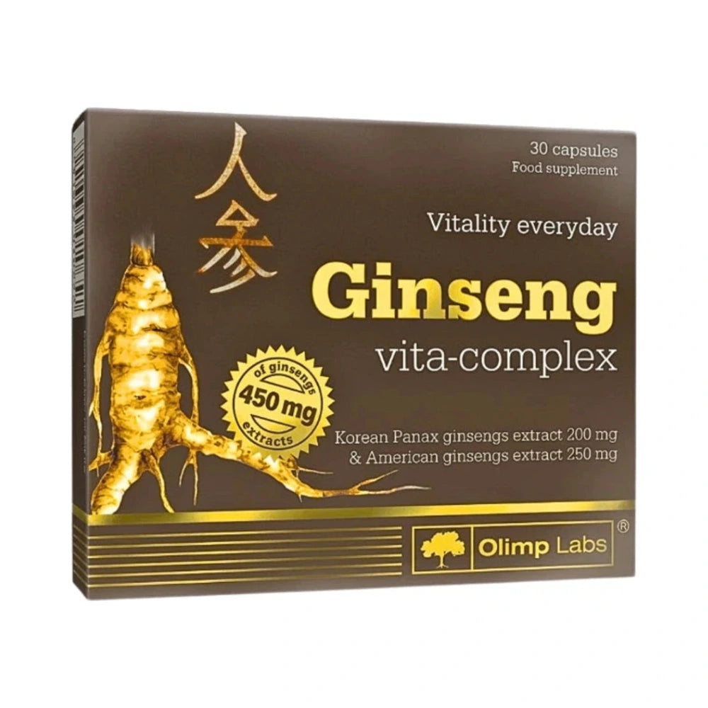 Olimp Labs Ginseng Vita Complex 30 gélules – boîte