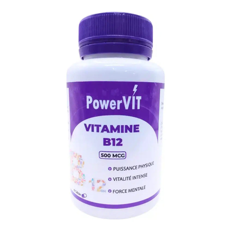PowerVIT Vitamine B12 500MCG 60 Gelules