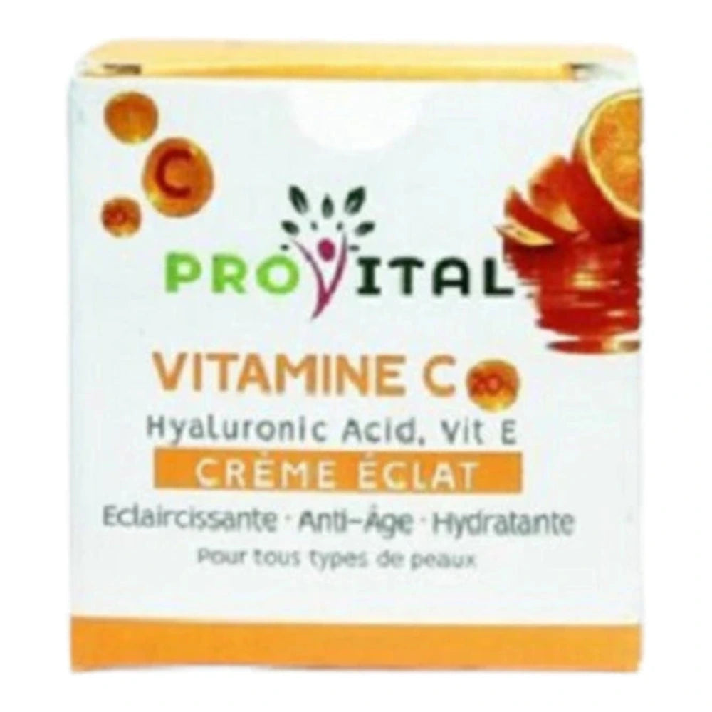 Pro Vital Crème Éclat Vitamine C 50 ml – emballage
