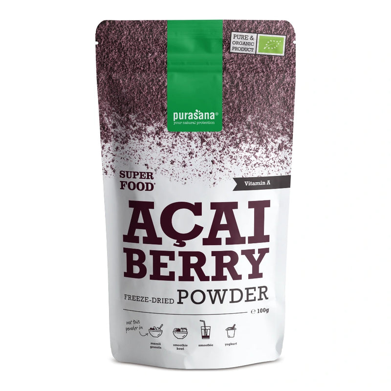 Purasana Organic Açaí Berry Powder 100g