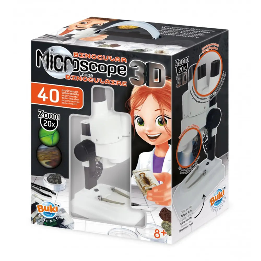 Buki Microscope Binoculaire 40 Expériences 8A+