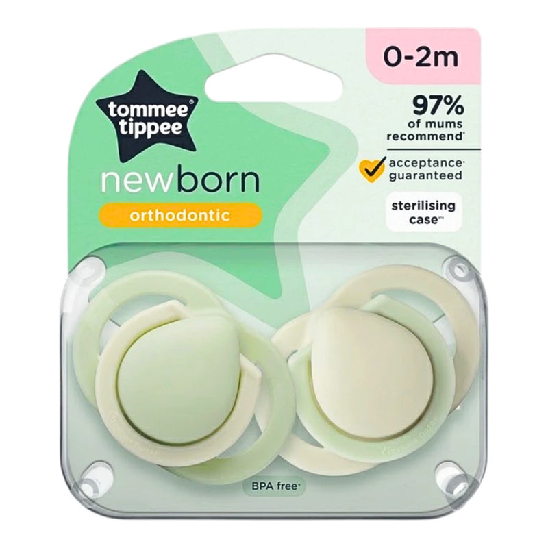 Tommee Tippee Newborn Pacifiers 0-2 Months – Boy, Pack of 2