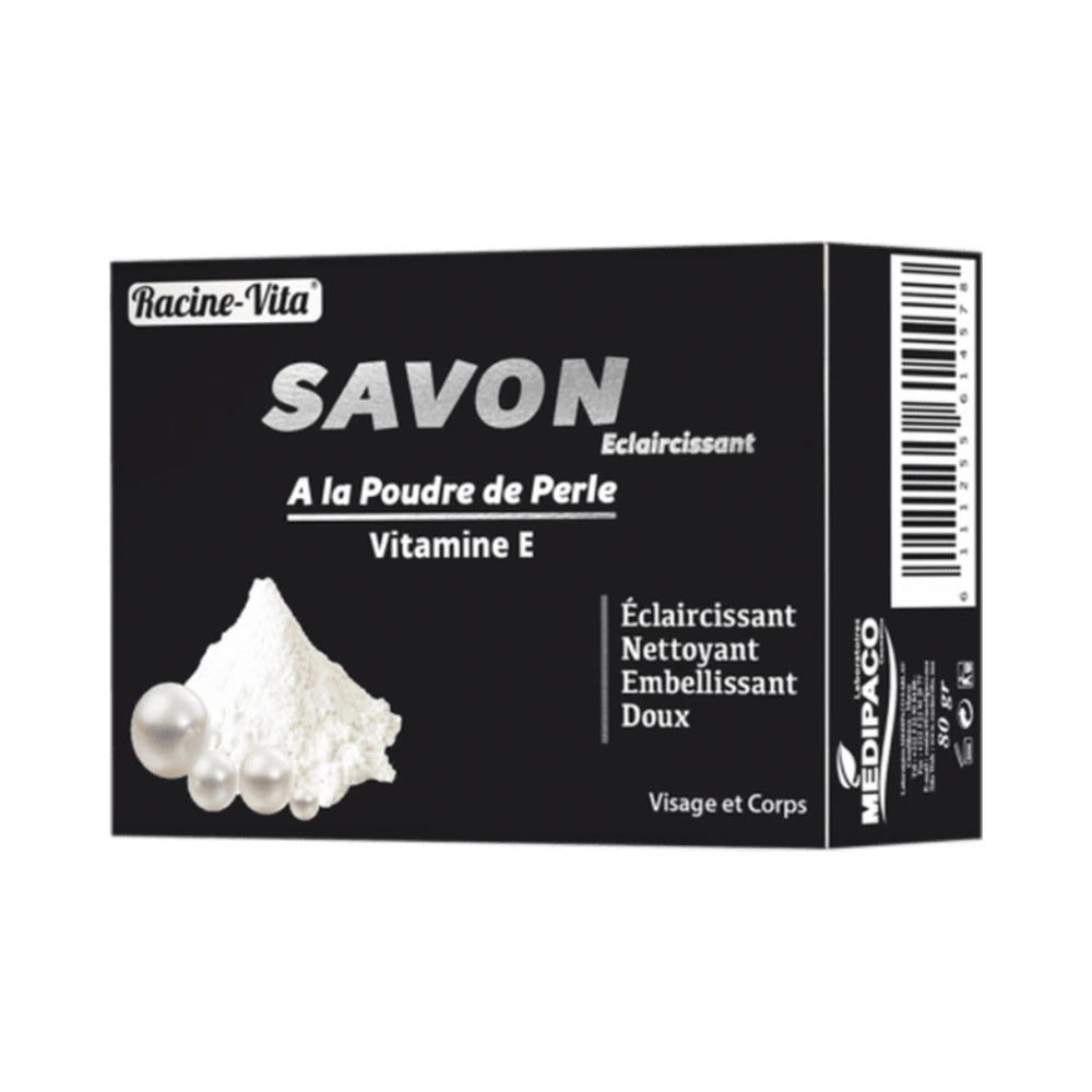 Racine-Vita Savon à la Poudre de Perle et Vitamine E 80 g