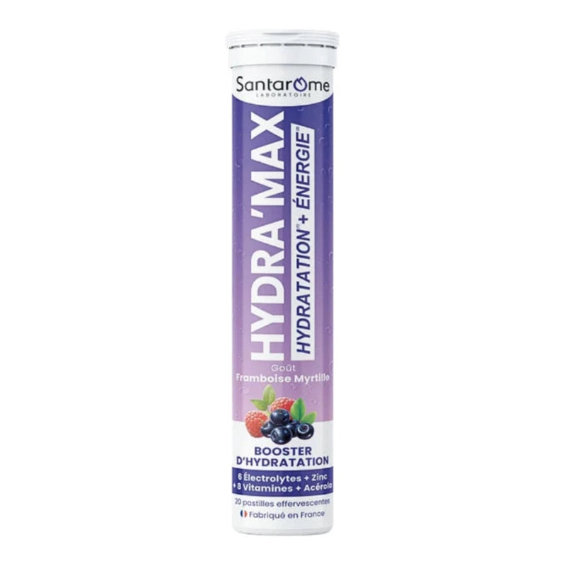 Santarome Hydramax بنكهة التوت والعنبية 20 قرصًا فوّارًا