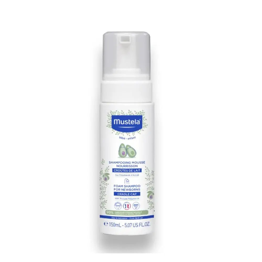 Champú en espuma Mustela para bebés - 150 ml