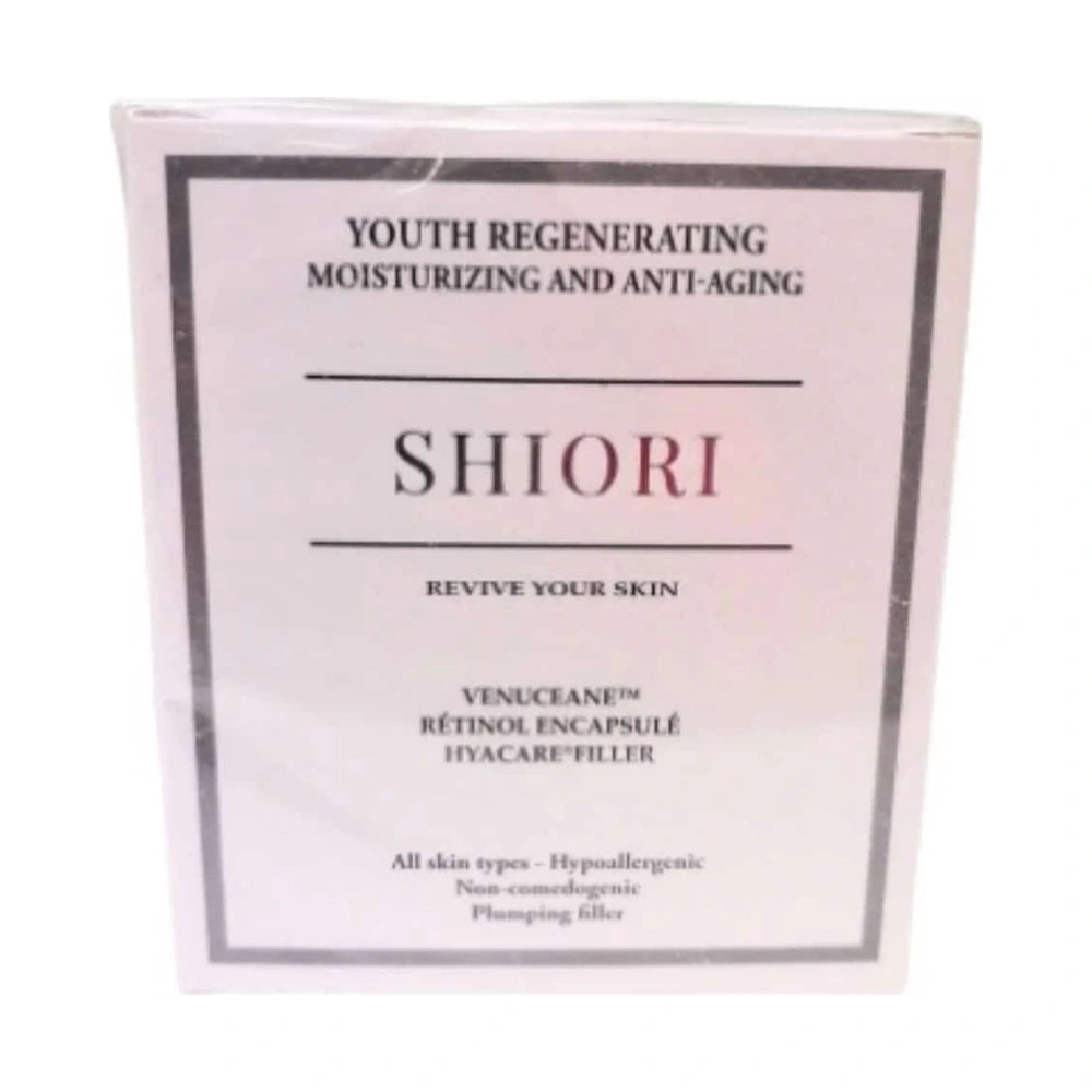 Shiori Crème Régénératrice Jeunesse 50 ml – pot de crème anti-âge