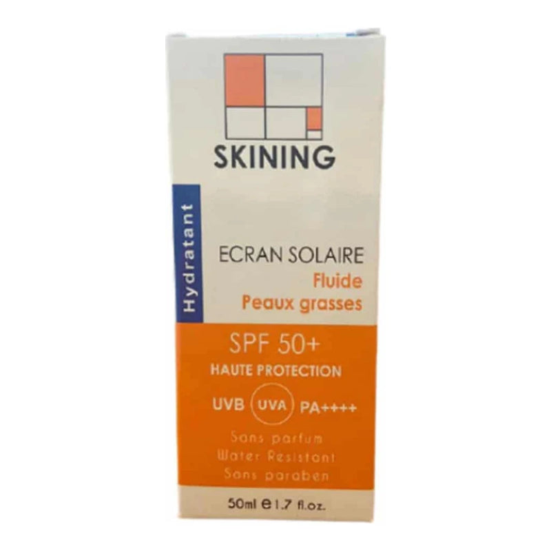 Skining Ecran Invisible Hydrat Fluide Peaux Grasses 50ml