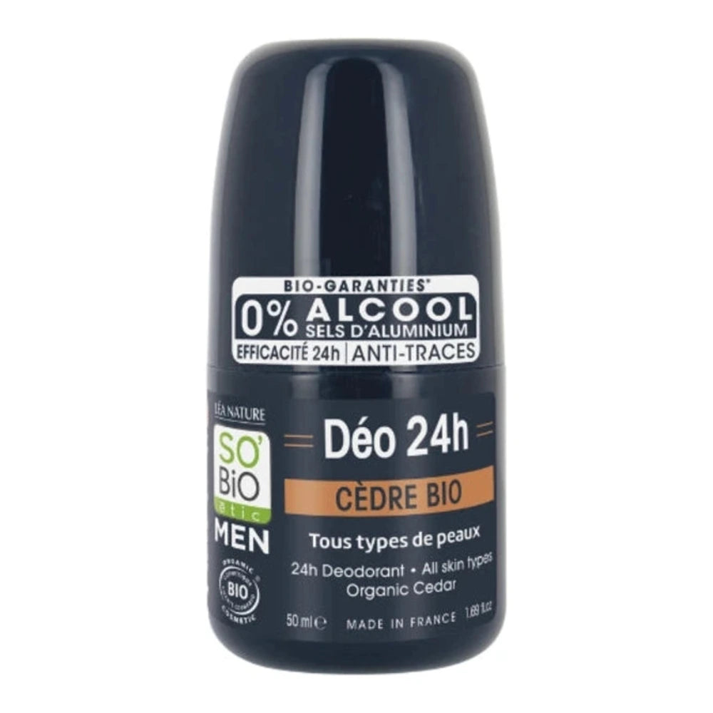 So’Bio Étic Déodorant Homme Cèdre 50 ml – flacon