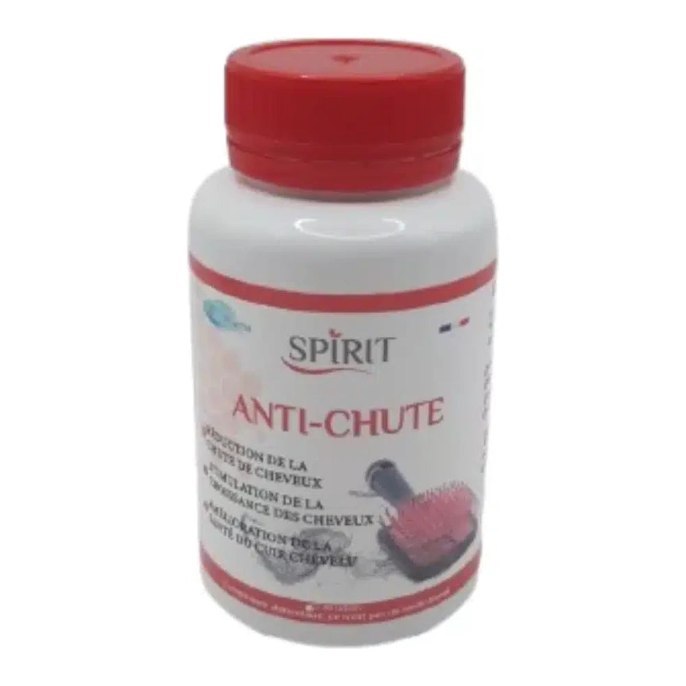 Spirit Anti-Chute 60 gélules – boîte du complément alimentaire cheveux