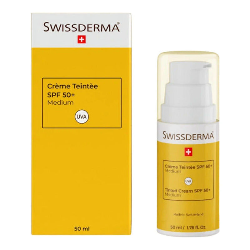 Swissderma Tinted Sunscreen Medium SPF50+ 50 ml