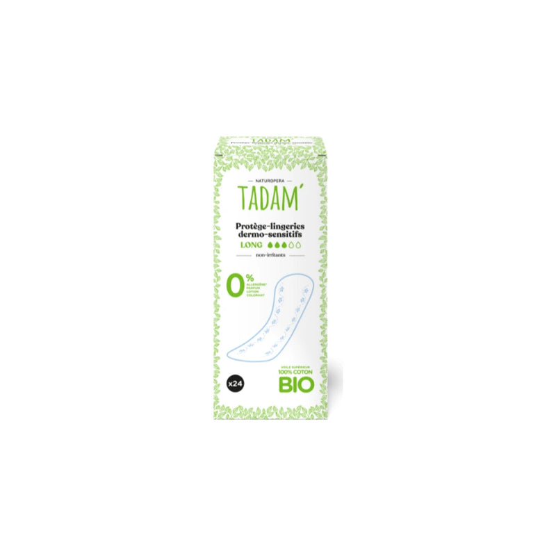 Tadam' Protège-Lingeries Coton Bio Long – 24 Unités