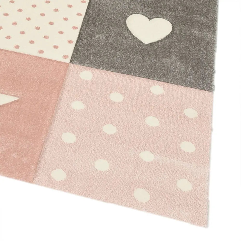 Tapis Minikds Crème Rose