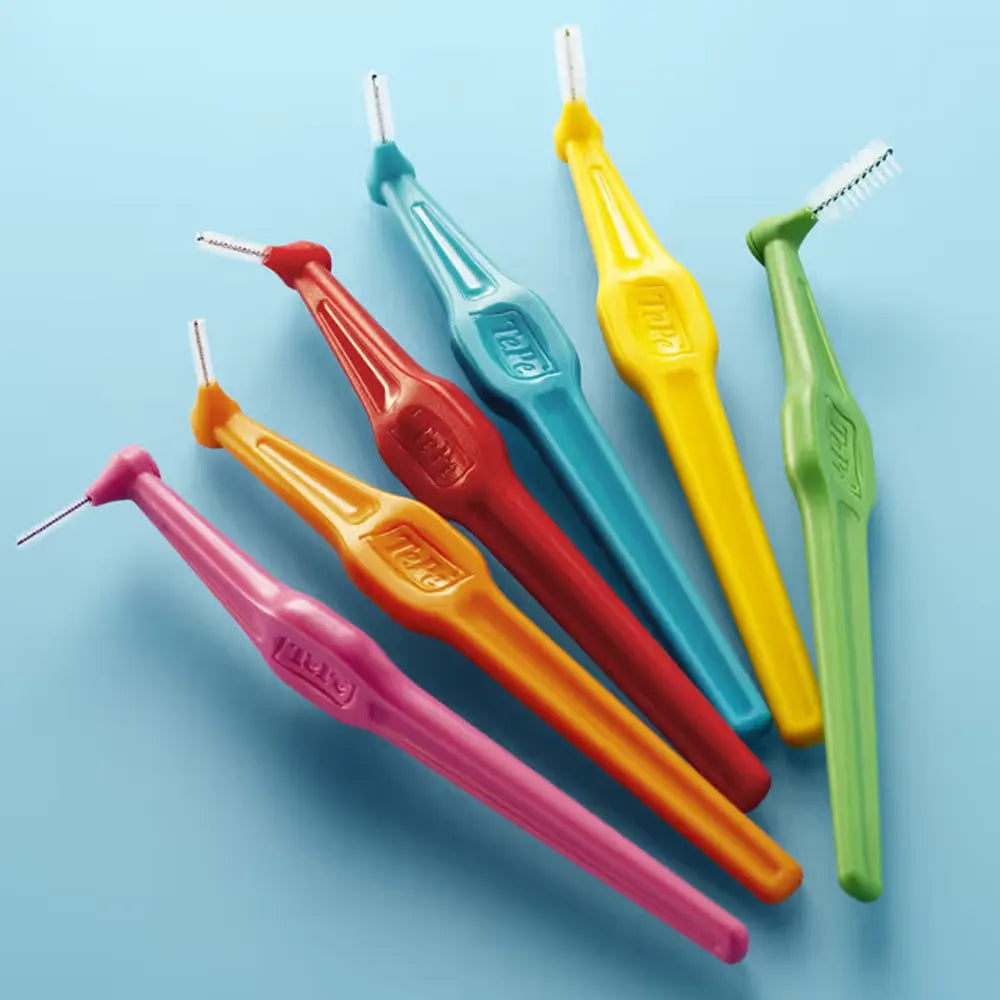 TePe Lot de 6 Brosses Angle Interdentaires 0.5mm Taille 2 - Rouge