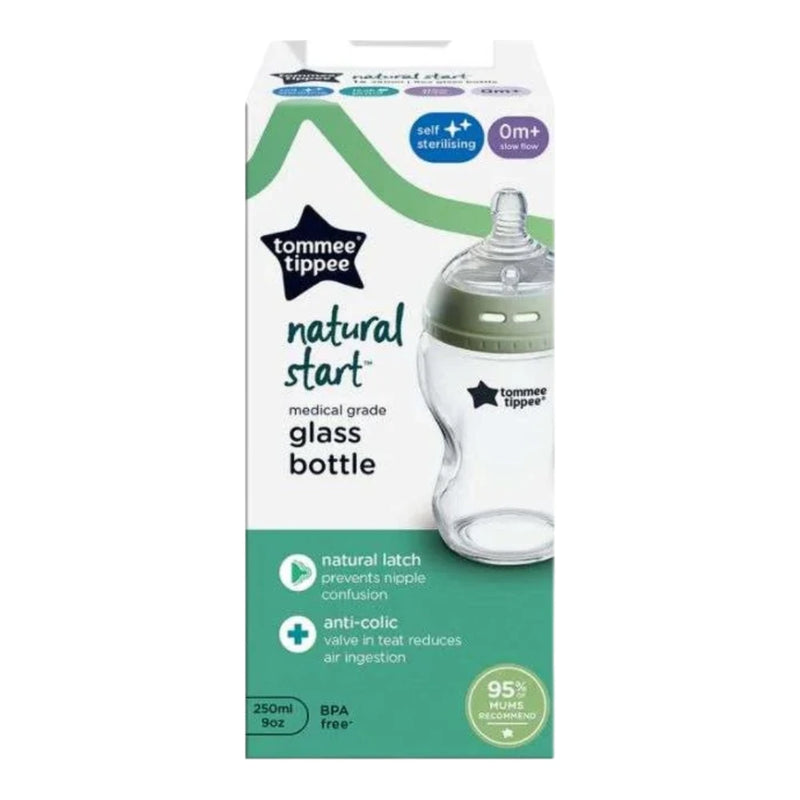 Tommee Tippee Natural Start Glass Bottle 250 ml