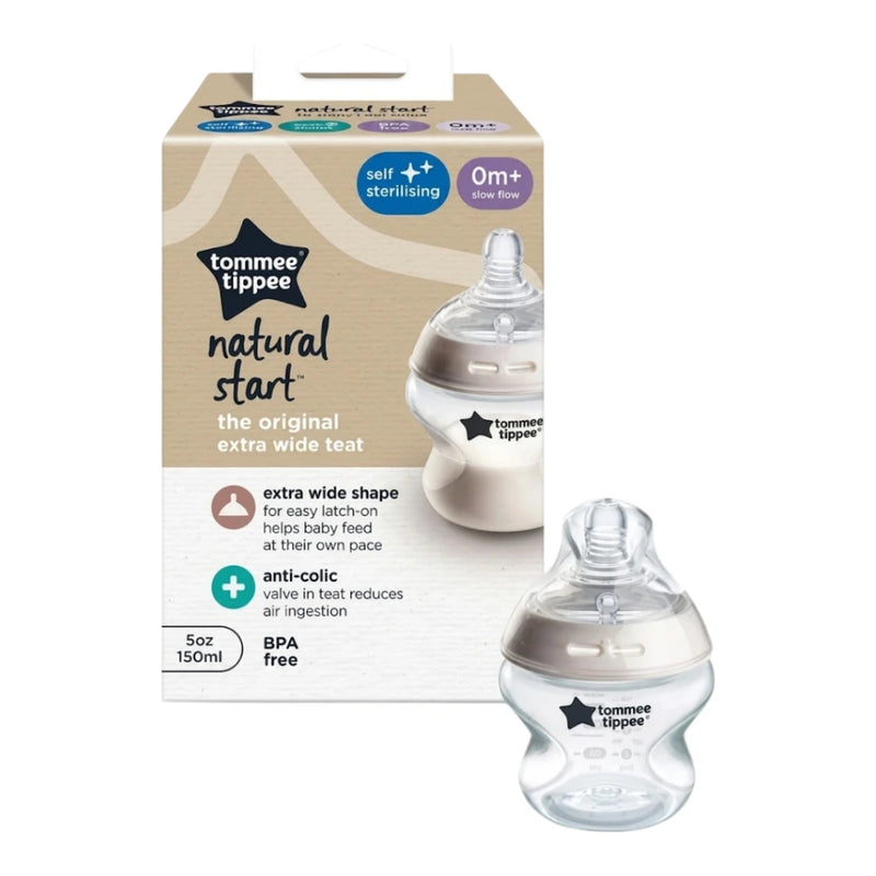 Tommee Tippee Natural Start Baby Bottle 150ml 0m+ Ref 42240091