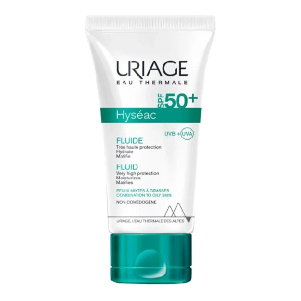 Uriage Hyséac Fluide SPF50+ 50 ml, flacon