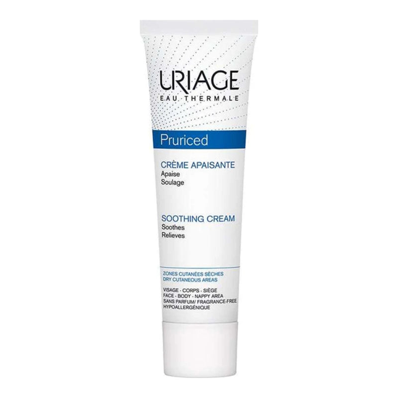 Uriage Pruriced كريم مهدئ للوجه والجسم ومنطقة الحفاض 100 مل