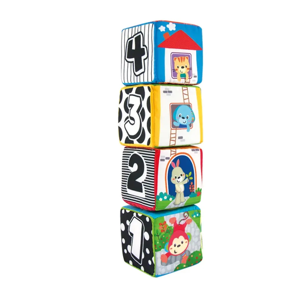 Winfun Blocs Souples Aux Graphismes Colorés - 6M+