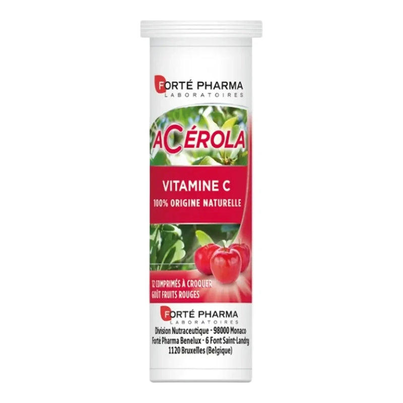 Forté Pharma Acérola Vitamin C - 12 tablets