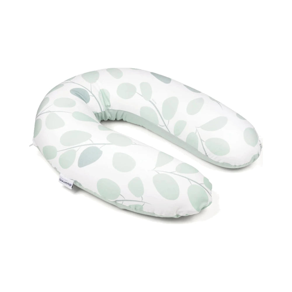 Coussin d'allaitement et maternité BUDDY Leaves Aqua Doomoo - Vert