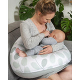 Coussin d'allaitement et maternité BUDDY Leaves Aqua Doomoo - Vert