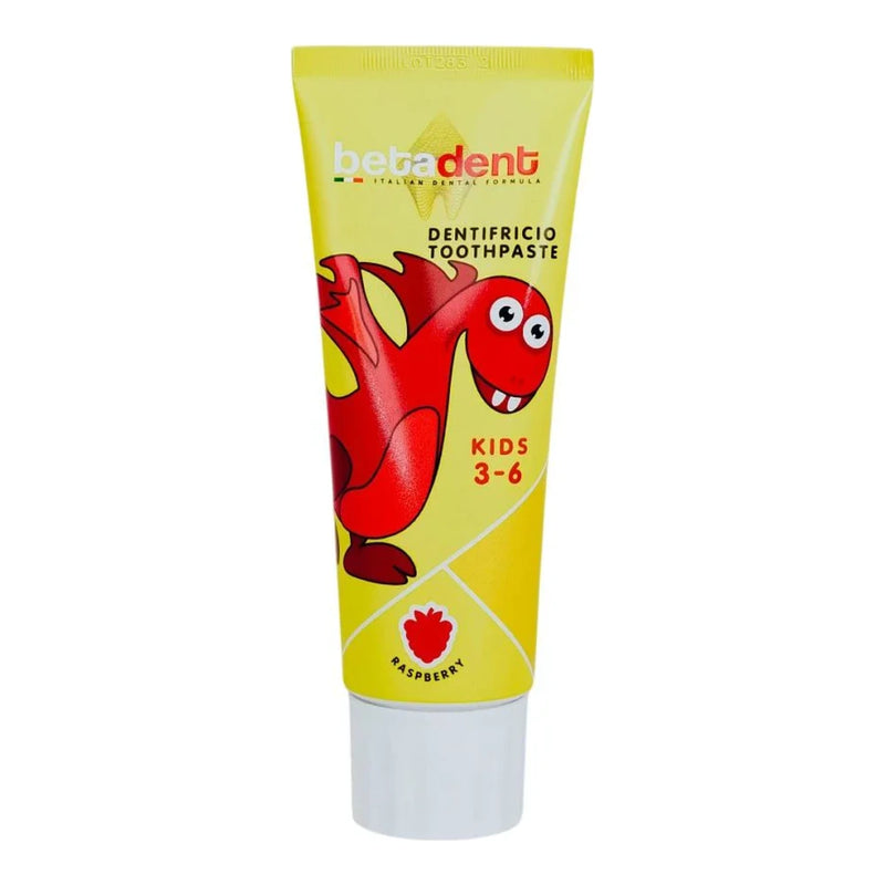 Betadent Pasta de Dientes para Niños 3-6 años Sabor Frambuesa 75 ml