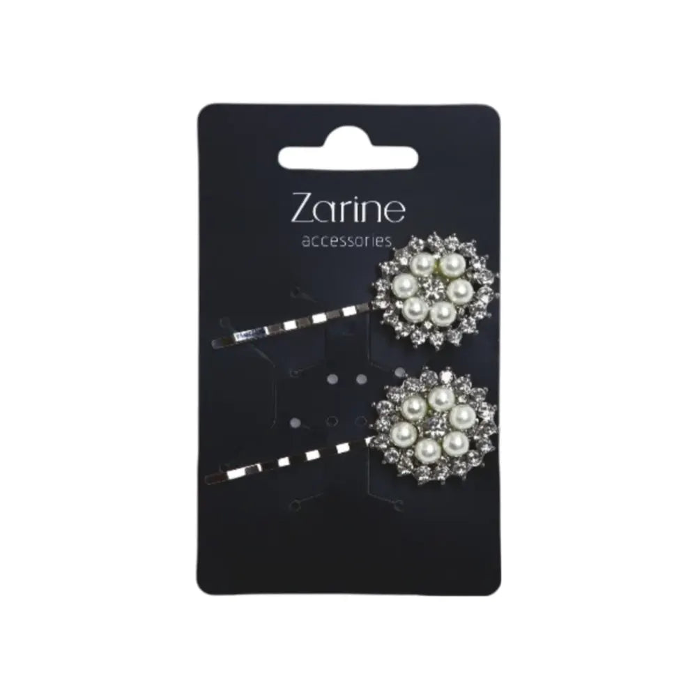 Pasadores de doble diamante de imitación de Zarine
