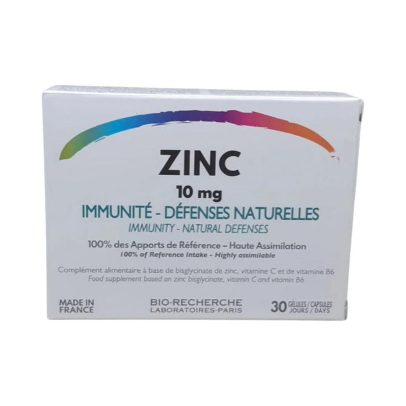 Bio-Recherche Zinc 10 mg – 30 Capsules